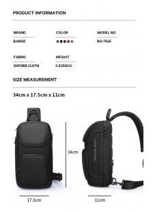 Shoulder bag crossbody crossbody Bange 7565 black Shoulder bag crossbody crossbody Bange 7565 black