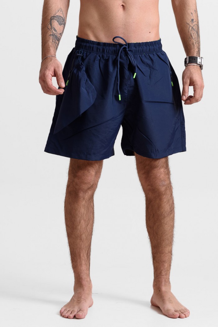 Men's swimsuit PLUS SIZE 5EVENSTAR YHM-1101 BLUE DROPS