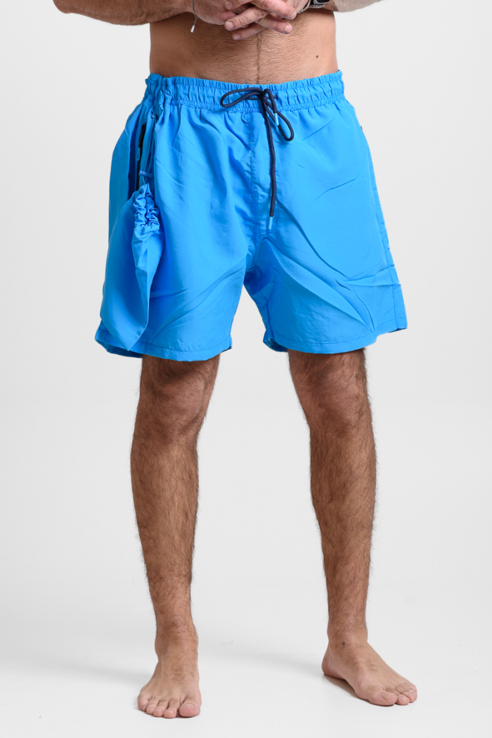 Men's swimsuit PLUS SIZE 5EVENSTAR YHM-1101 TIRQUAISE