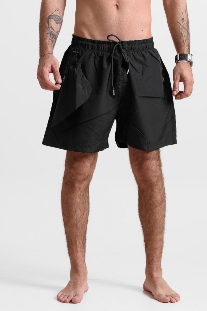 Men's swimsuit PLUS SIZE 5EVENSTAR YHM-1101 BLACK