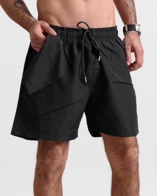 Men's swimsuit PLUS SIZE 5EVENSTAR YHM-1101 BLACK