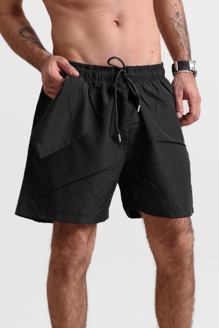 Men's swimsuit PLUS SIZE 5EVENSTAR YHM-1101 BLACK