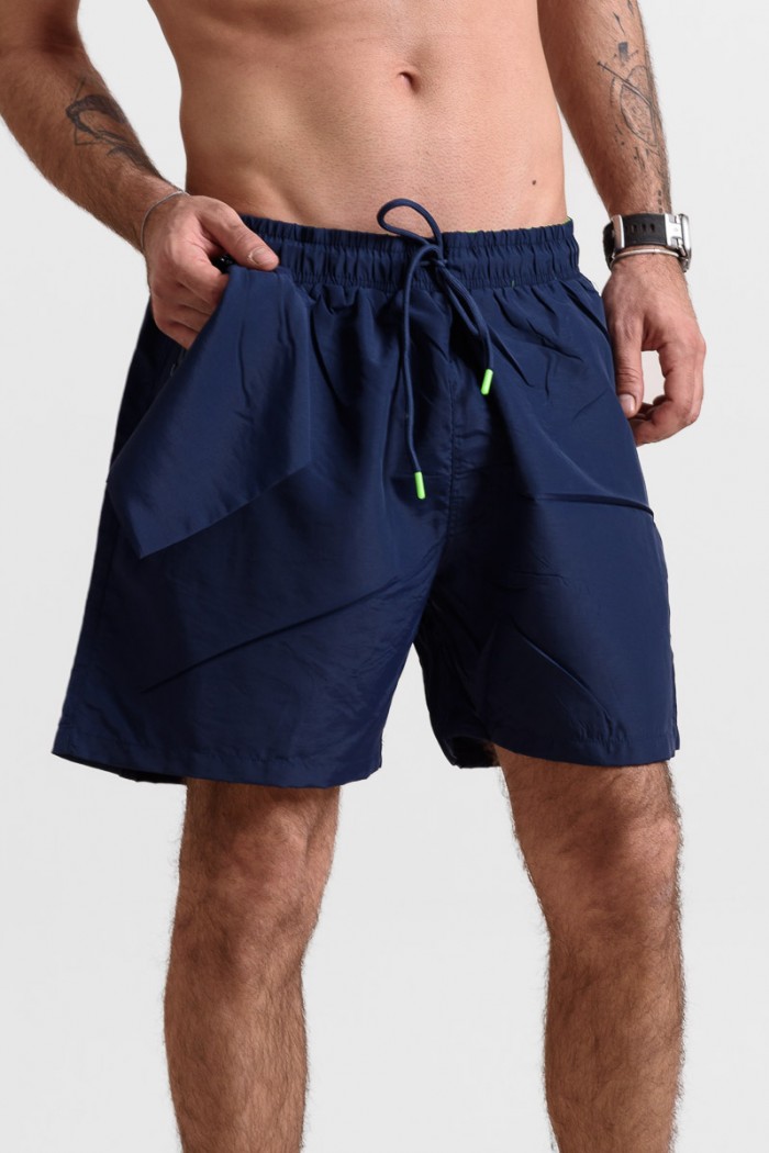 Men's swimsuit PLUS SIZE 5EVENSTAR YHM-1101 BLUE DROPS