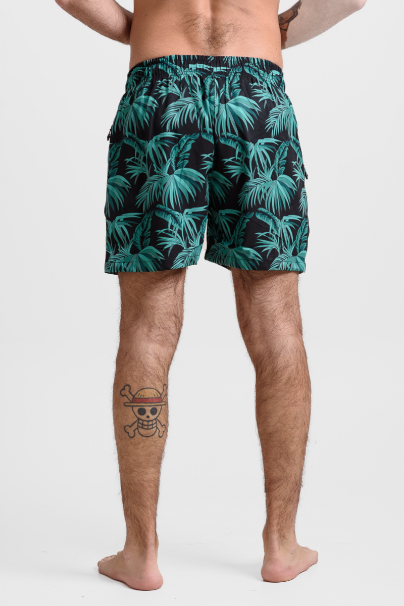 Men's swimwear shorts 5EVENSTAR YHM-1109 BLACK