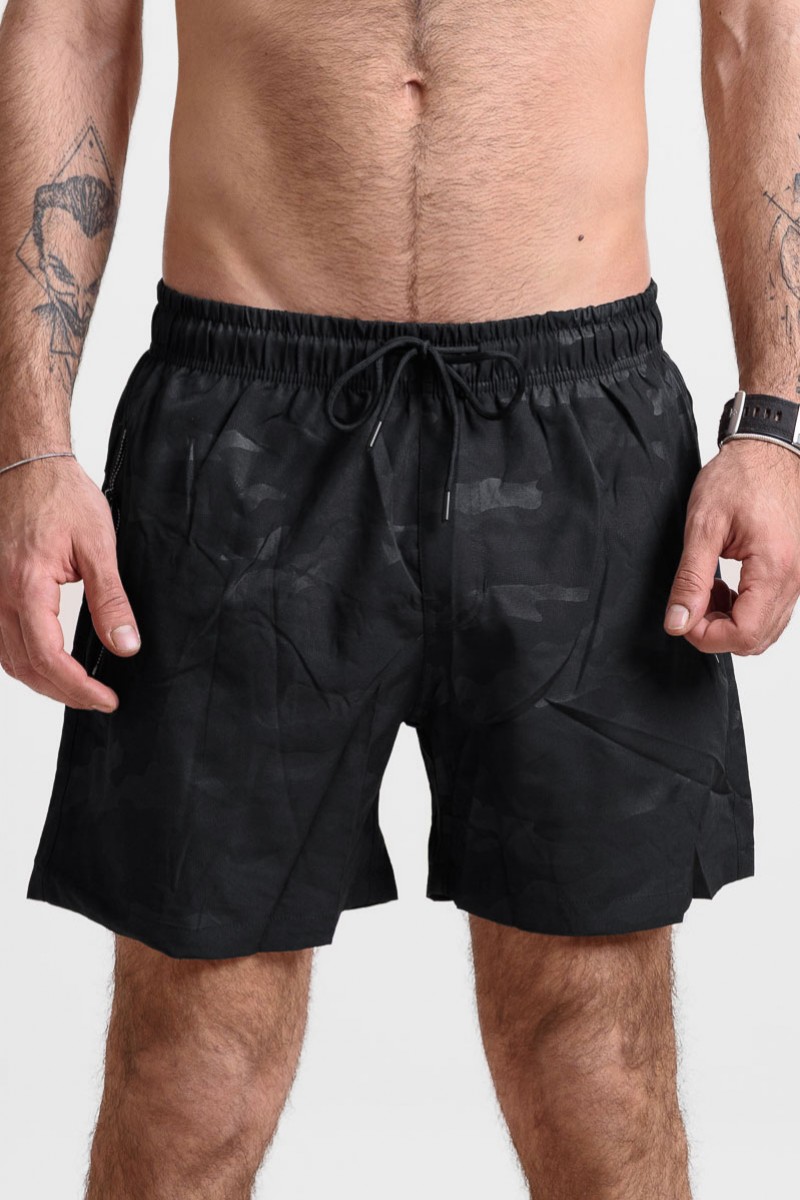 Men's swimwear shorts 5EVENSTAR YHM-823 BLACK