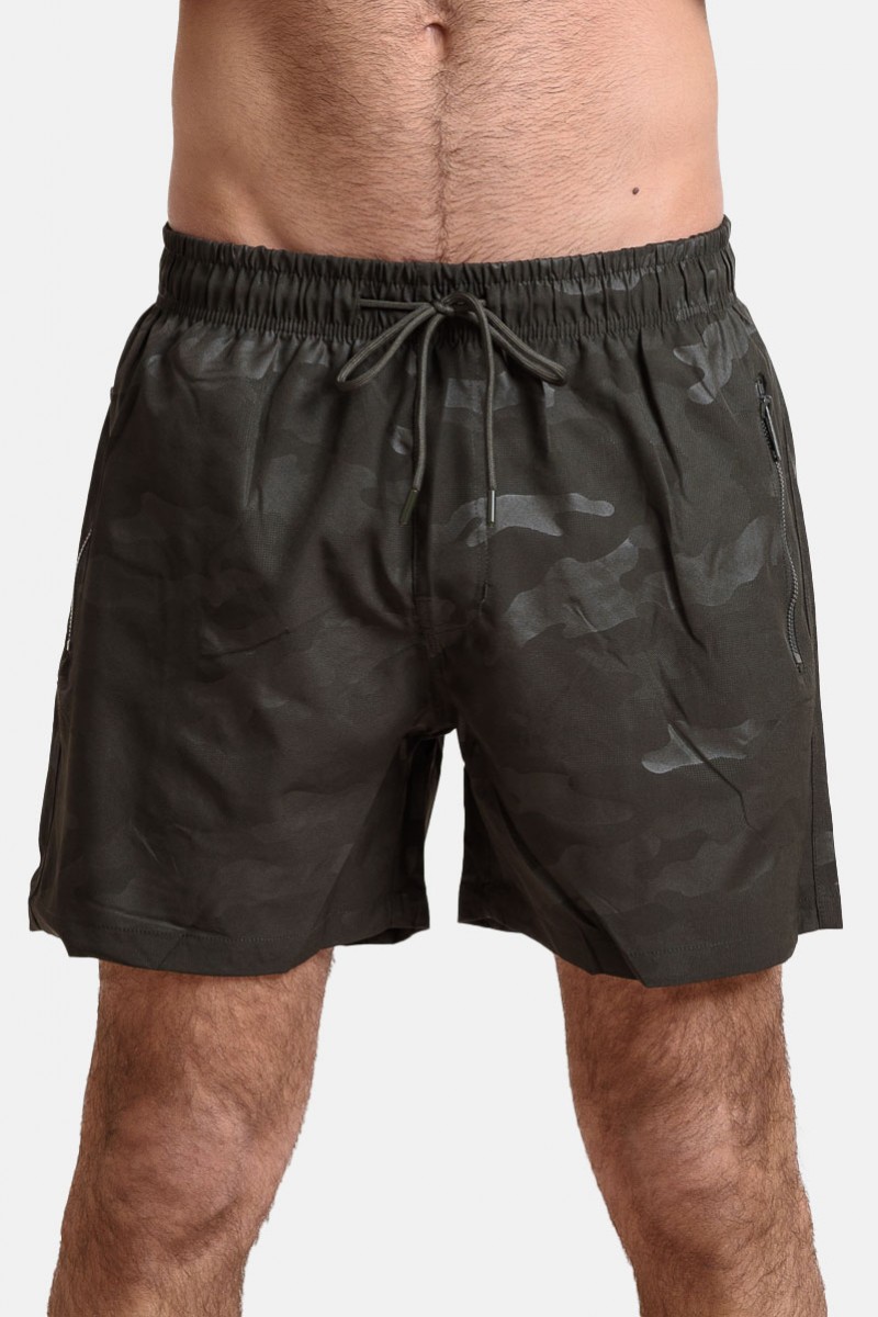 Herren-Badeanzug-Shorts 5EVENSTAR YHM-823 HAKI