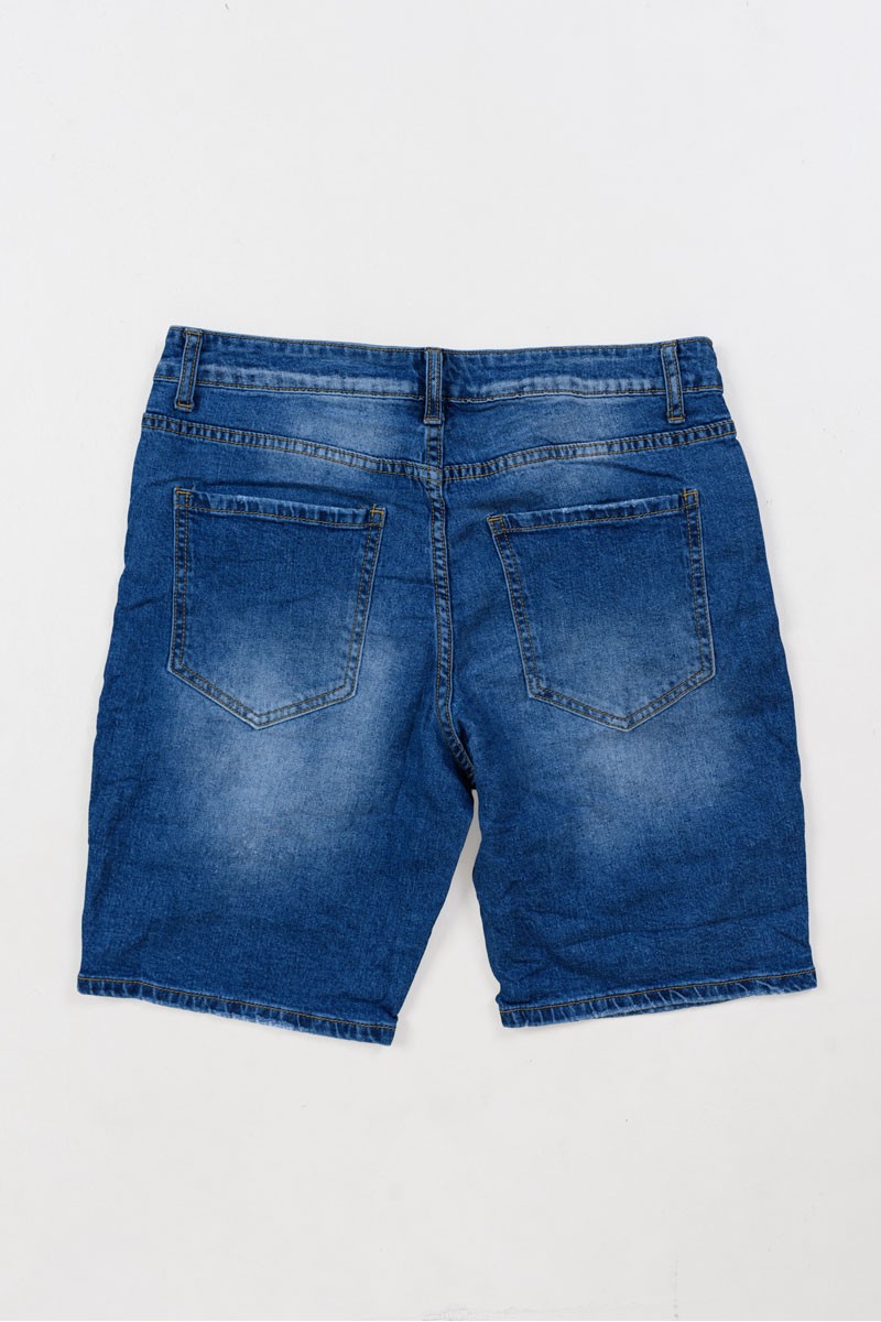 Men's Bermuda Jeans ADREXX JD7633B BLUE JEAN