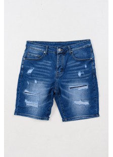 Men's Bermuda Jeans ADREXX JD7633B BLUE JEAN