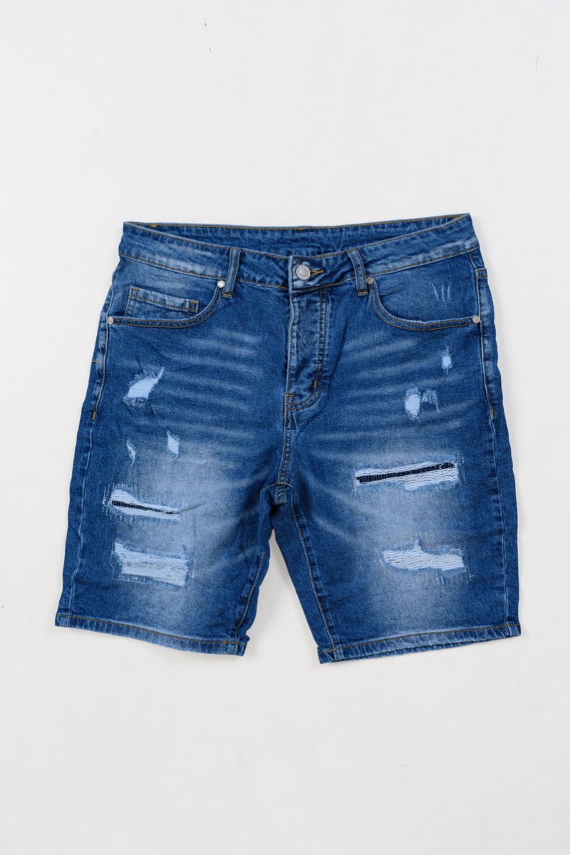Ανδρική Βερμούδα Τζιν ADREXX JD7633B BLUE JEAN