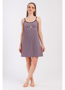 Sommernachthemd ALINA Blumen 171 LILA Sommernachthemd ALINA Blumen 171 LILA
