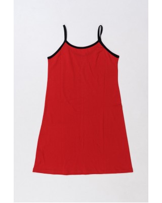 Summer Nightgown ALINA Flowers 171 RED