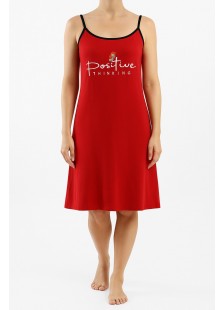 Sommernachthemd ALINA Blumen 171 ROT Sommernachthemd ALINA Blumen 171 ROT