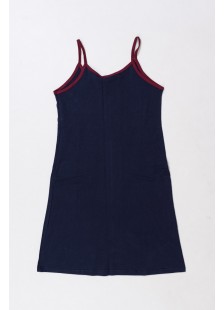 Summer Nightgown ALINA Flowers 171 BLUE BLUE DROPS