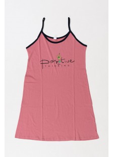 Summer Nightgown ALINA Flowers 171 CORAL Summer Nightgown ALINA Flowers 171 CORAL
