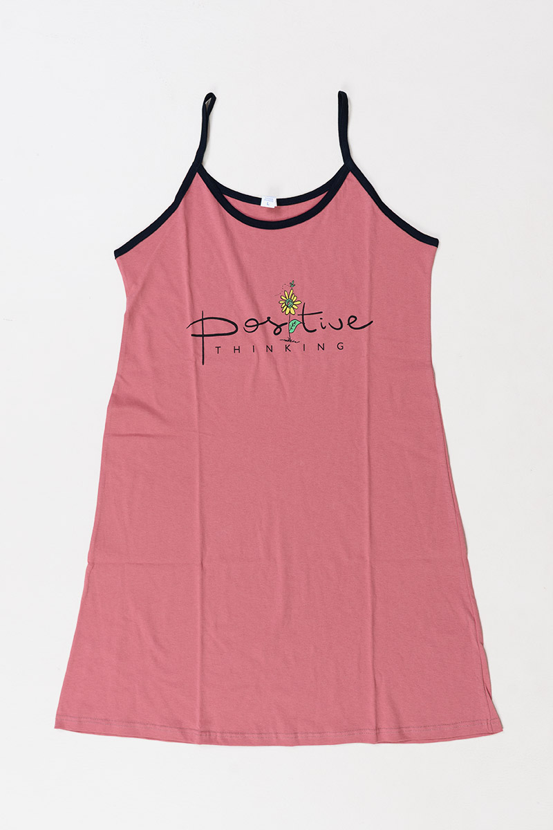 Summer Nightgown ALINA Flowers 171 CORAL Summer Nightgown ALINA Flowers 171 CORAL