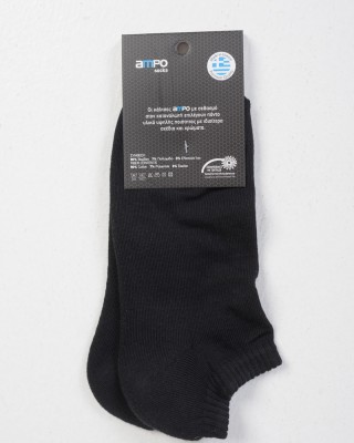 Men's short socks Sport AMPO 302 BLACK
