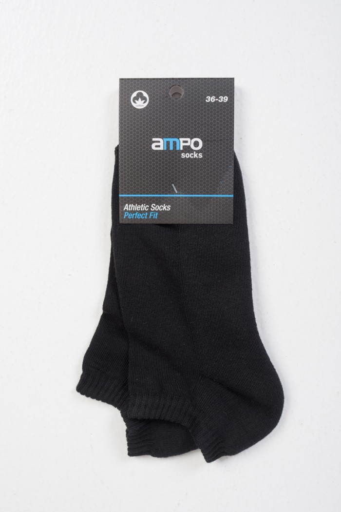 Men's short socks Sport AMPO 302 BLACK