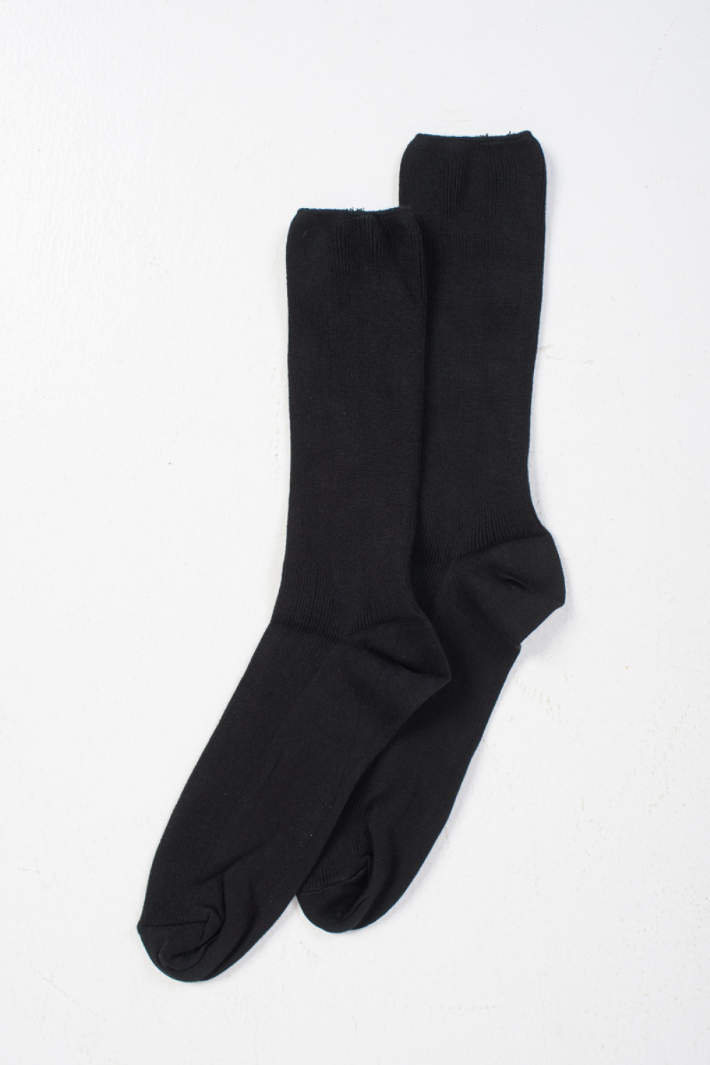 Baumwollsocken ohne Gummizug AMPO 3 PACK Schwarz