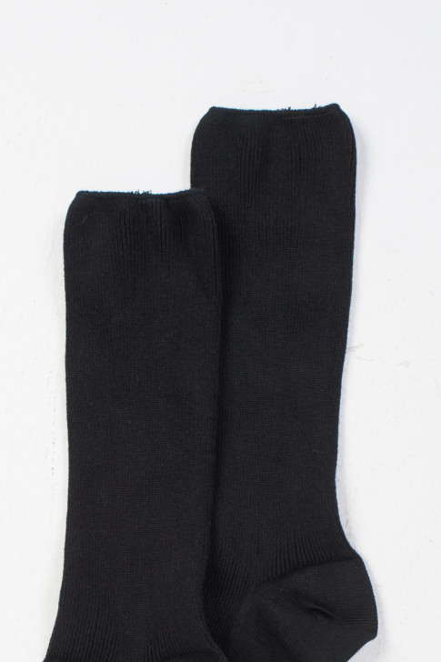 Baumwollsocken ohne Gummizug AMPO 3 PACK Schwarz