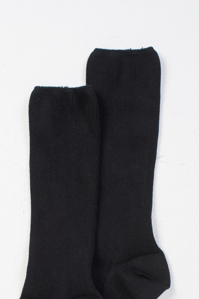 Cotton socks without elastic AMPO 3 PACK Black
