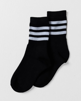 Kinder AMPO Sportsocken mit Streifen 3 PACK