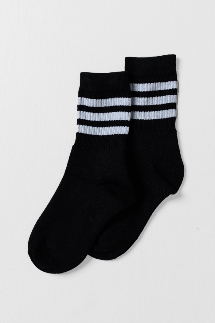 Kinder AMPO Sportsocken mit Streifen 3 PACK