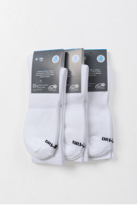Sports Basketball Socks 3 PACK White and Black