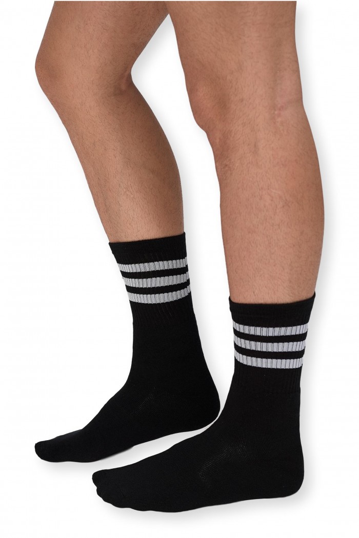 Sports Socks 3line - Bathrobe