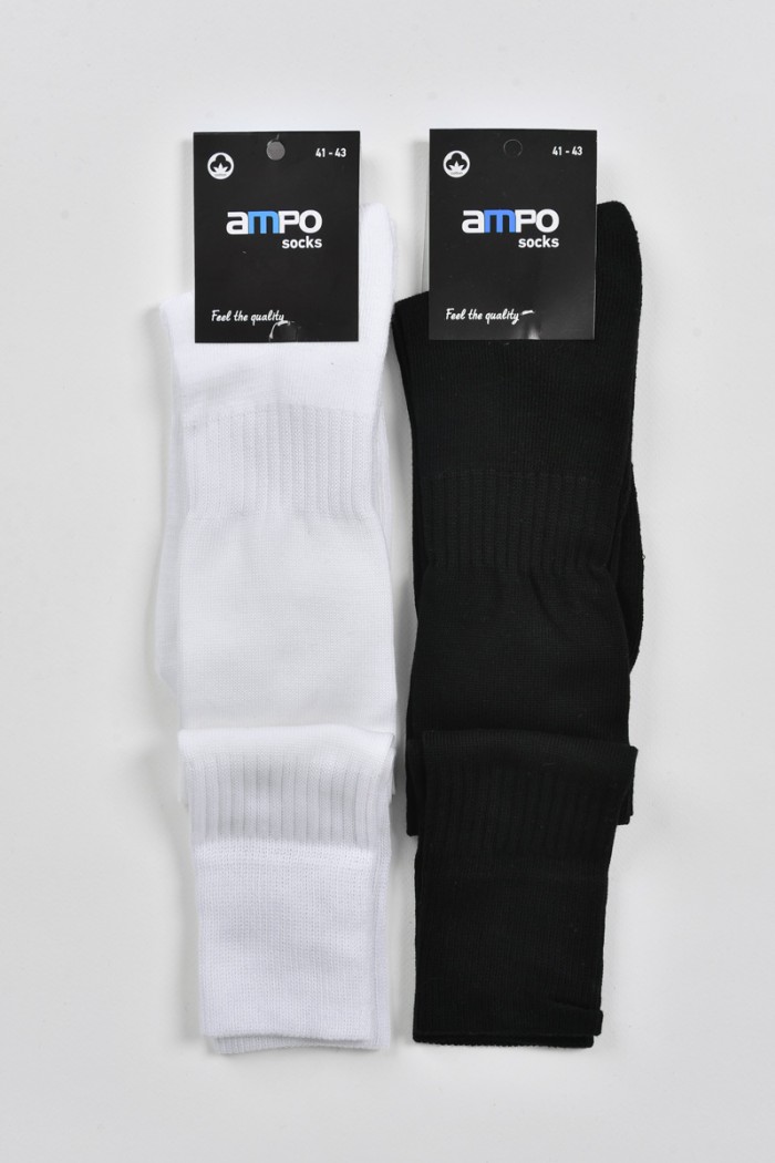 Sport Socken Fußball Socken Weiß Schwarz