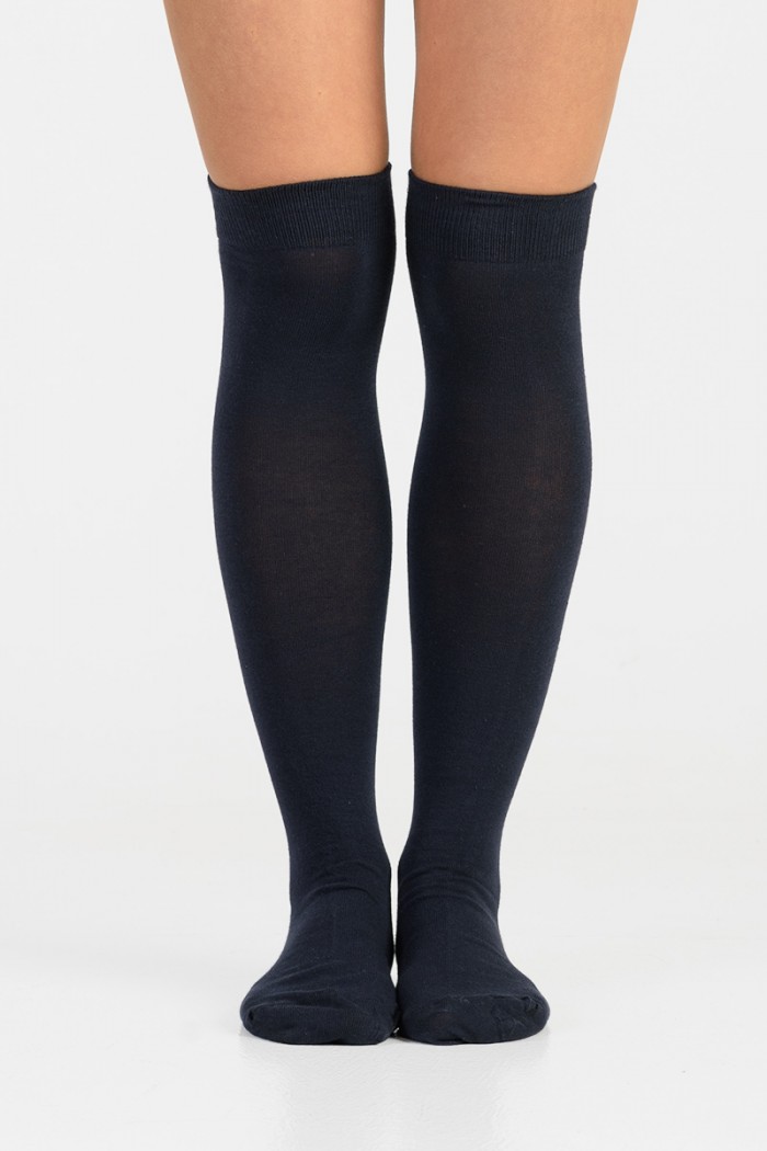 Kniestrümpfe für Frauen Baumwollsocken