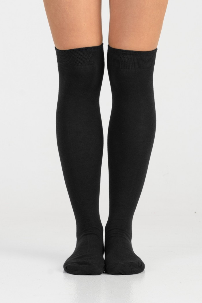 Kniestrümpfe für Frauen Baumwollsocken