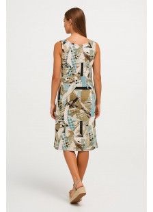 ÄRMELLOSES KLEID AUS VISKOSE ANS 033 CIOTTOLA ÄRMELLOSES KLEID AUS VISKOSE ANS 033 CIOTTOLA