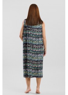 SLEEVELESS VISCOSE DRESS ANS 033 COCKATOO SLEEVELESS VISCOSE DRESS ANS 033 COCKATOO