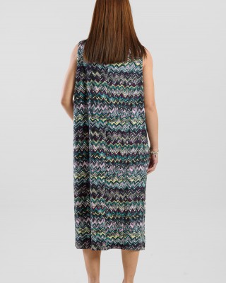 ÄRMELLOSES VISKOSEKLEID ANS 033 COCKATOO