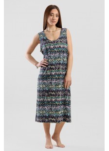 SLEEVELESS VISCOSE DRESS ANS 033 COCKATOO SLEEVELESS VISCOSE DRESS ANS 033 COCKATOO