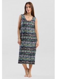 SLEEVELESS VISCOSE DRESS ANS 033 COCKATOO SLEEVELESS VISCOSE DRESS ANS 033 COCKATOO