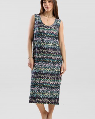 ÄRMELLOSES VISKOSEKLEID ANS 033 COCKATOO