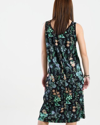 ÄRMELLOSES VISKOSEKLEID ANS 033 MELLON