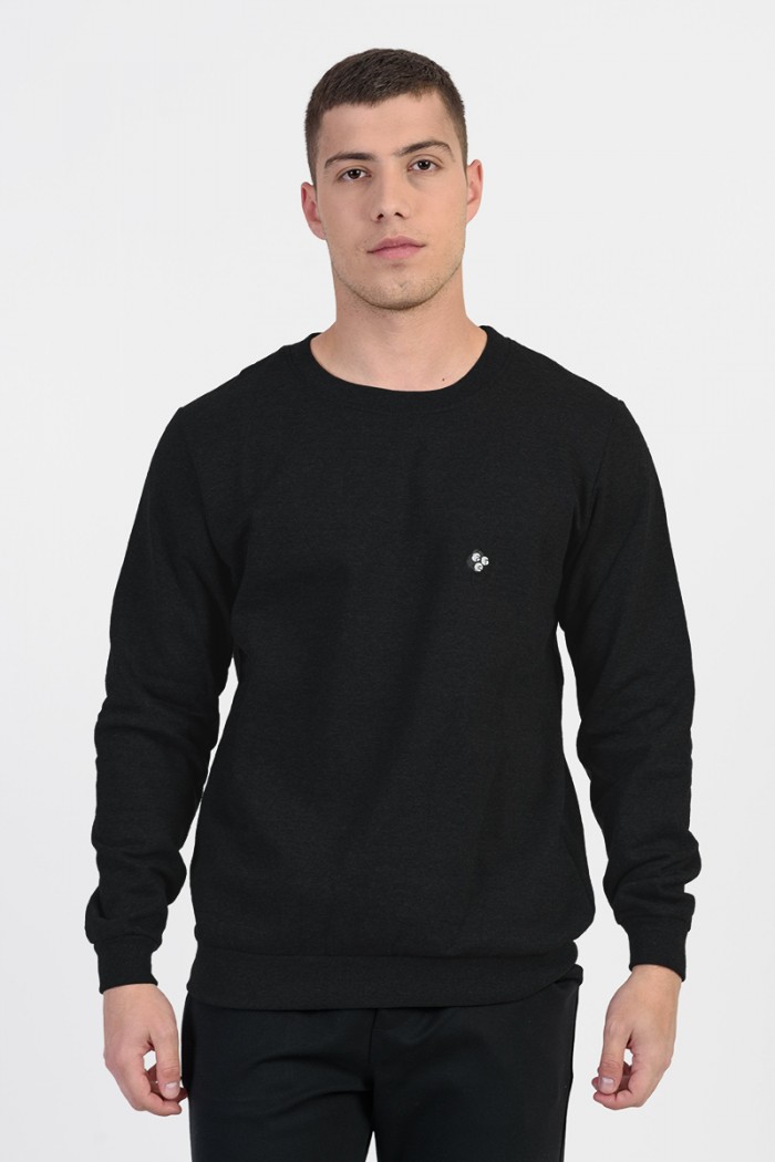 Herren Sweatshirt ANS 211 BLACK