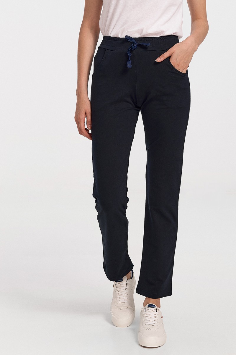 Spring pants ANS Straight Blue Dark Blue
