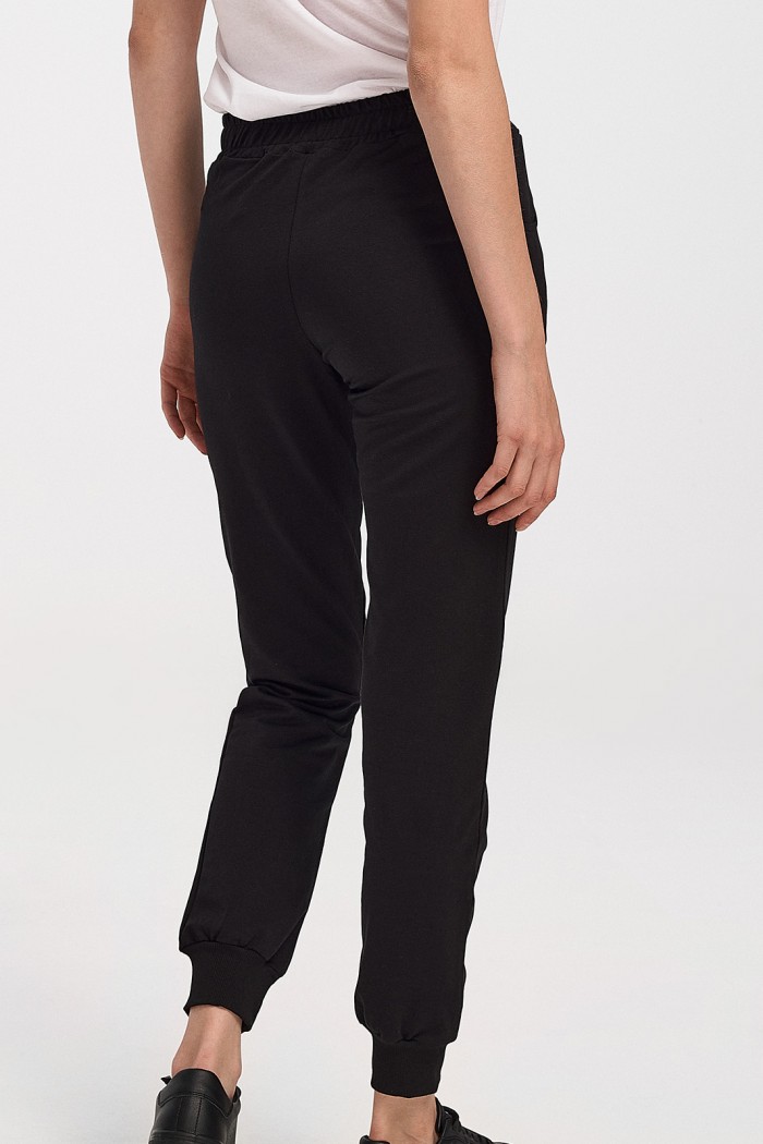 Spring ANS sweatshirt with elastic Black