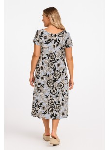 SHORT SLEEVE DRESS ANS 289 CELESTIAL SHORT SLEEVE DRESS ANS 289 CELESTIAL