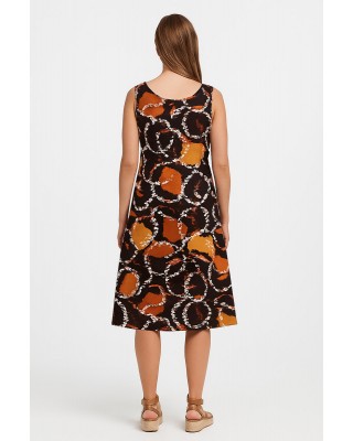 Sleeveless dress viscoze ANS 332 GREMA DORATO