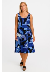 Sleeveless dress viscoze ANS 332 HOLANDES Sleeveless dress viscoze ANS 332 HOLANDES