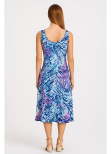 Ärmelloses Kleid aus Viskose ANS 332 MORA Ärmelloses Kleid aus Viskose ANS 332 MORA