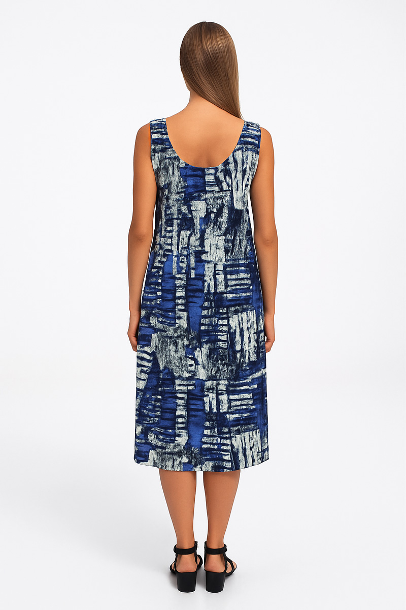 Sleeveless dress viscoze ANS 332 GLAVIOTA Sleeveless dress viscoze ANS 332 GLAVIOTA