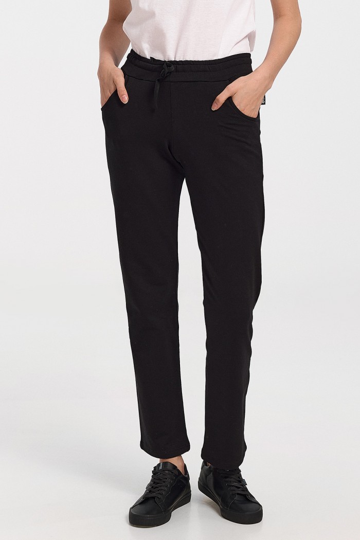 Spring pants ANS straight Black