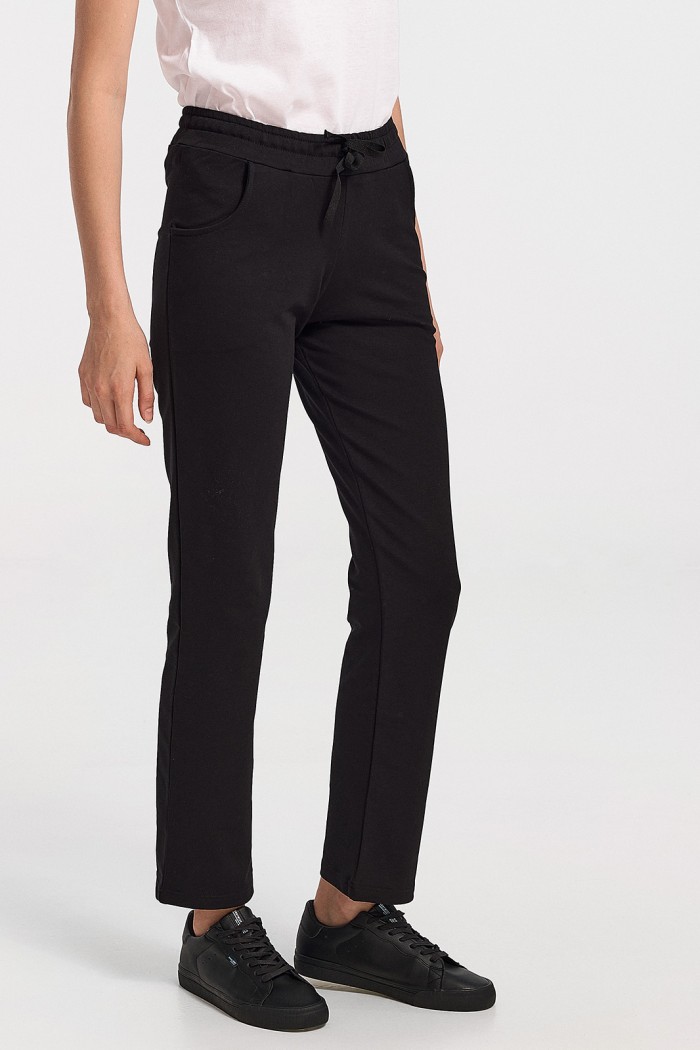 Spring pants ANS straight Black