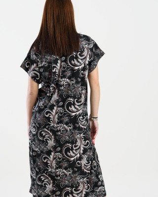 KURZÄRMELIGES KLEID ANS 289 BROWNIE