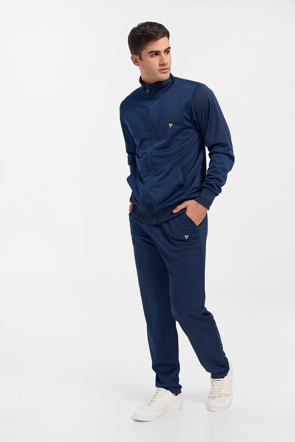Shiny pants overalls ANS Blue Dark Blue
